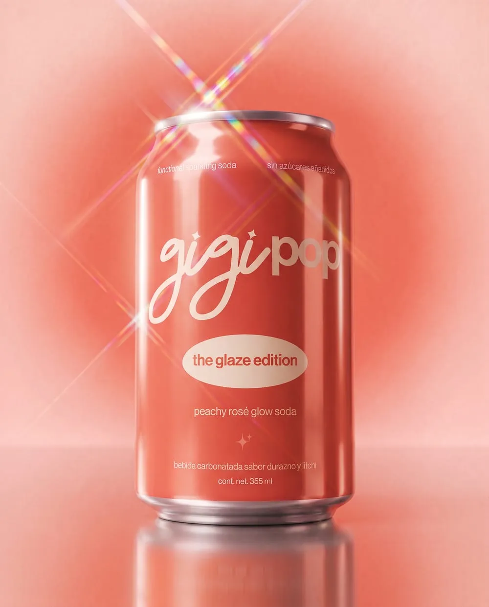 Lata gigi pop Glaze — peachy rosé